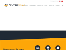 Tablet Screenshot of centrosolaramerica.com